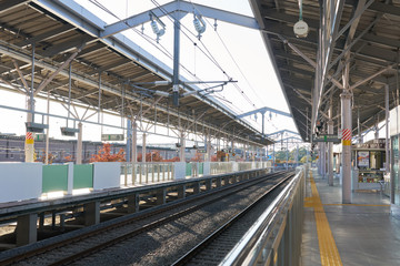 Metro station in Japan Tokyo Prefecture By rail transport The most popular and modern. With access to all areas, Japan is the country where the best mass transit.