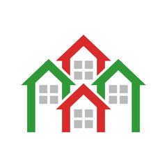 Home  sign and symbol logo vector