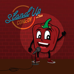 stand up comedy open mic bell pepper - 193236102
