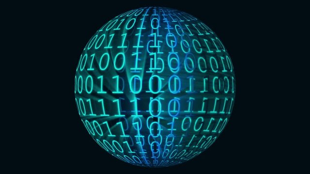 Binary Code 027 - Blue - 30 fps