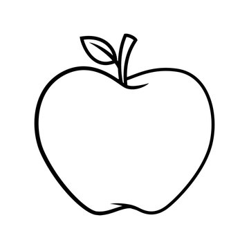 Apple Fruit Hand Drawn Outline Doodle Stock Vector Royalty Free  1044230602  Shutterstock