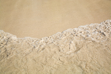 background of wet sand on the coast of the Andaman sea.Phuket,Thailand