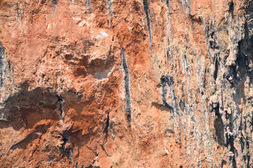 the rocky background of Phi Phi island