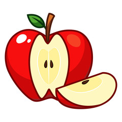 Apple fruit vector