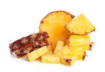 pineapple isolated on white