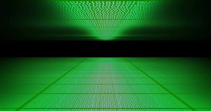 Binary code numbers - concept of searching and finding the right code, information, bug, virus, etc.
