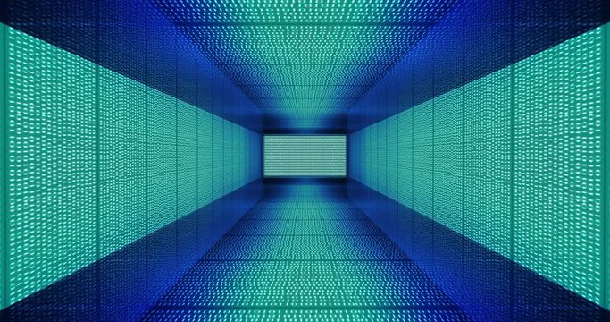Binary code numbers - concept of searching and finding the right code, information, bug, virus, etc.