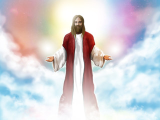 Jesus Christ in the sky