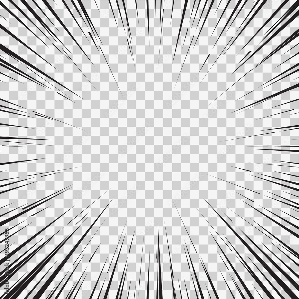 Poster vector comics speed concept. warp effect. motion vector template