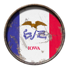 Old Iowa flag