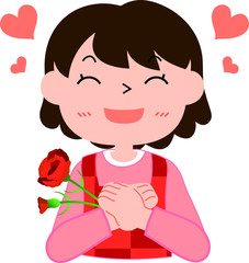 Mother who got carnation.eps