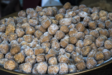Khoya / Mawa Peda ( Mathura ka Peda) in Nathdwara, Rajasthan, India