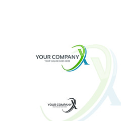 x company logo template