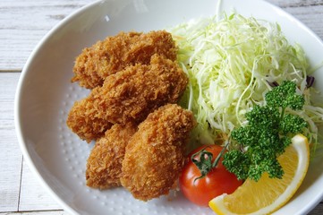 牡蠣フライ　和食