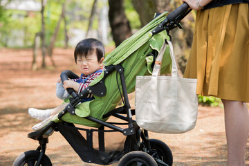 赤ちゃんとお散歩