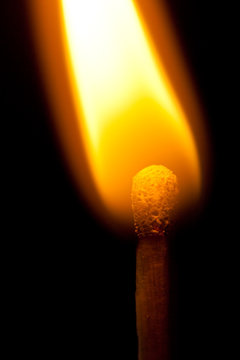 Burning match, Fire