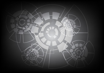 Abstract Vector Background Technology Concept.