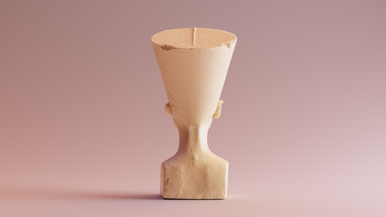 White Chocolate Bust of Nefertiti 