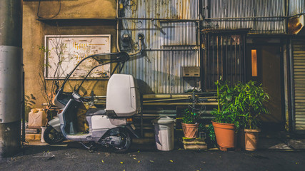Vintage Scooter Motorcycle