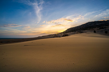 Fototapeta na wymiar Sand dunes in Vietnam