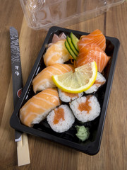 sushi container sold in supermarket