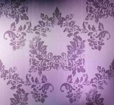 Damask pattern texture Vector. Royal fabric background. Luxury background decors