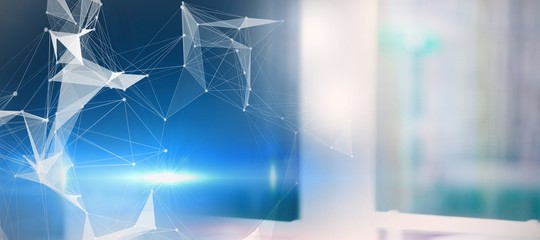 Composite image of digitally generated image of abstract pattern