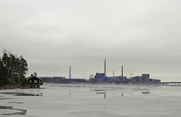 cityscape of finnish capital Helsinki