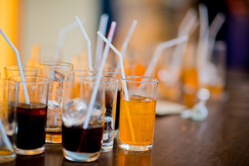 empty glass after party, dirty glass, after celebration