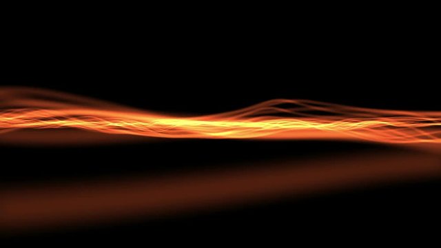 Flying through strings waves. 