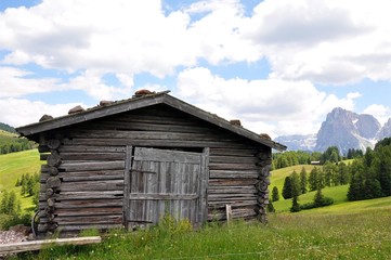 H&uuml;tte in den Dolomiten