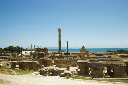 Ancient Ruins Of Carthage, Tunisia