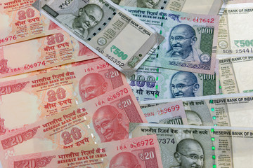Fototapeta na wymiar Banknote of India
