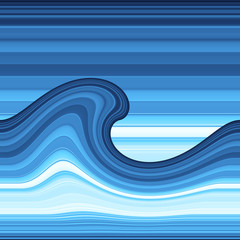 Background with digital effect. Water illusion. Decor detail. Blue-and-white colour.