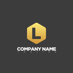 L LETTER LOGO MODERN TEMPLATE