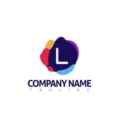 L LETTER LOGO MODERN TEMPLATE