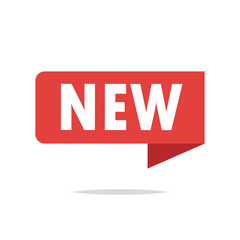 New label icon vector