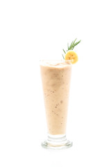 banana smoothies glass