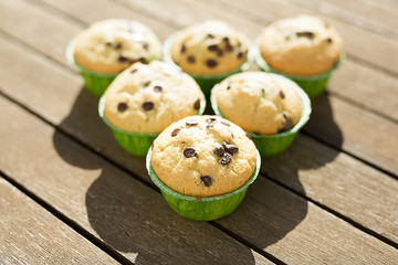 Homemade muffin with natural ingredients.