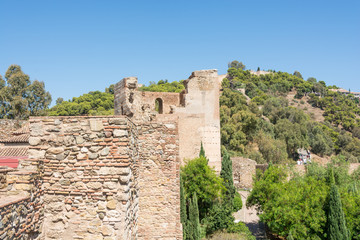 Fototapeta na wymiar Old medieval castle walls