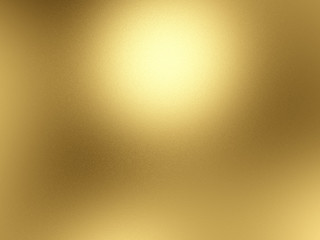 Gold foil background with light reflections