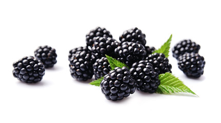 Sweet blackberries .
