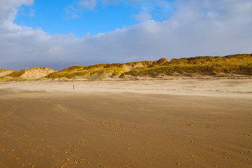 Windiges Wetter am Strand von Egmont