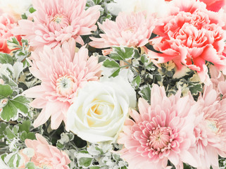 Closeup of beautiful flower for wedding background