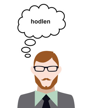 Person denkt an hodlen