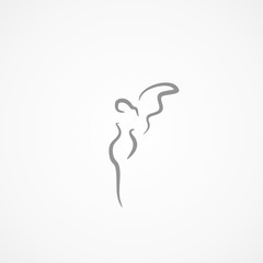 angel icon vector illustration