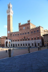 Obraz premium Torre del Mangia - Palazzo Comunale - Siena