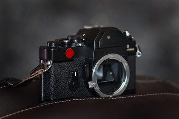 SLR film camera without lens