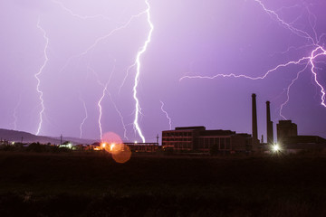 Industrial thunderstorm