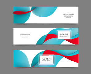 Naklejka premium Web banner templates